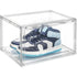 1 Pack Large Acrylic Shoe Box Storage Side Door Open Stackable Boxes Transparent Clear Display Case-Home & Garden > Storage-PEROZ Accessories