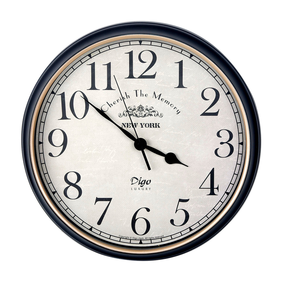 Wall Clock Large 41cm Silent Home Wall Decor Retro Clock for Living Room Kitchen Home Office-Home &amp; Garden &gt; Decor-PEROZ Accessories