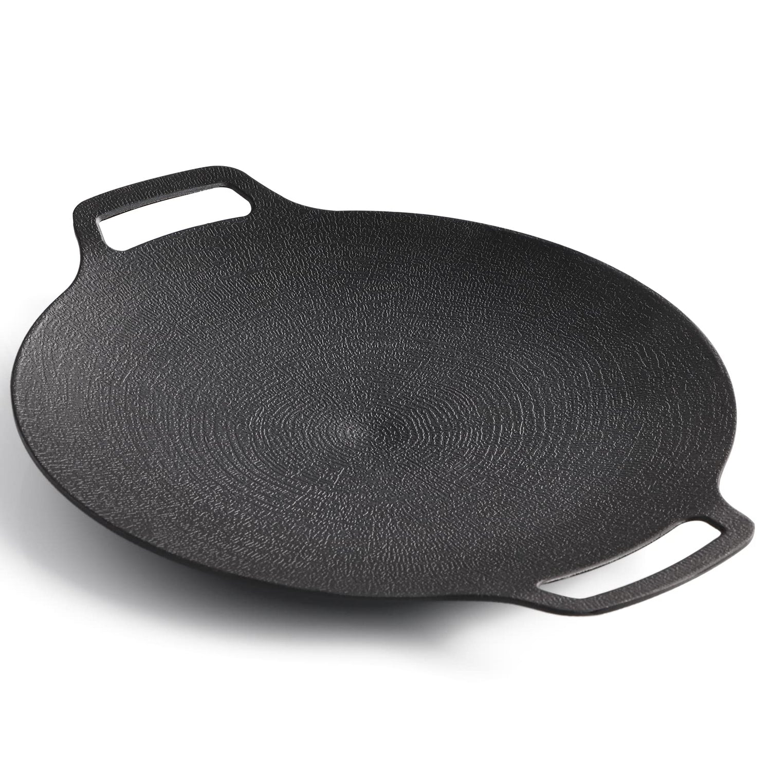 Korean Grill Pan Nonstick 6 Layer 40cm Round BBQ Griddle Indoor or Outdoor Cooking-Home &amp; Garden &gt; BBQ-PEROZ Accessories