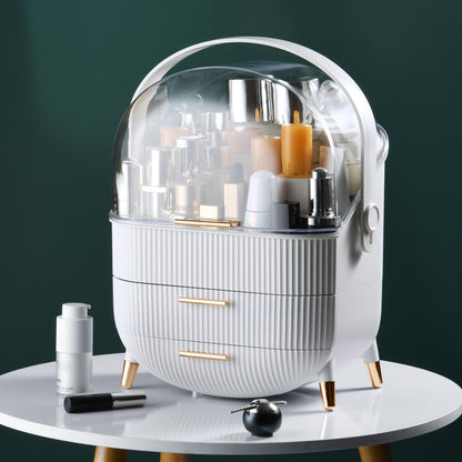 Make up Organizers Storage Vanity Cosmetics Skincare Display Cases Countertop Bathroom Gifts for Women-Health &amp; Beauty &gt; Cosmetic Storage-PEROZ Accessories