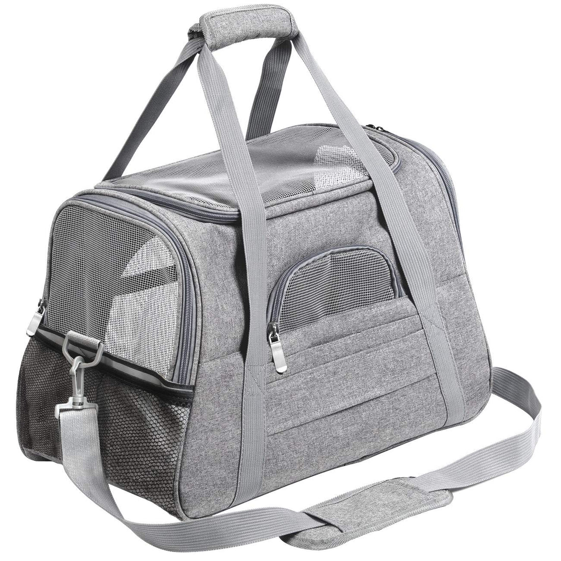 Pet Carrier Bag Travel Bag for Cats and Small Dogs Cozy Bed, Shoulder Strap-Pet Care &gt; Cat Supplies-PEROZ Accessories