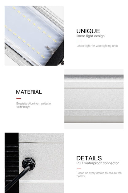 Solar LED Flood Light - 30w-Outdoor &gt; Others-PEROZ Accessories