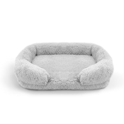 Dog Pet Warm Soft Plush Nest Comfy Kennel Sleeping Calming Bed Memory Foam XL-Pet Beds-PEROZ Accessories