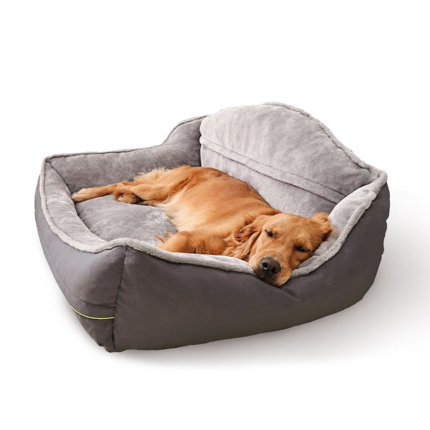 Sofa-Style Dog Bed Waterproof Washable Soft High Back Comfy Sleeping Kennel M-Pet Beds-PEROZ Accessories