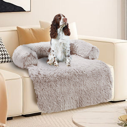 Pet Sofa Bed Dog Calming Sofa Cover Protector Cushion Plush Mat M-Pet Beds-PEROZ Accessories