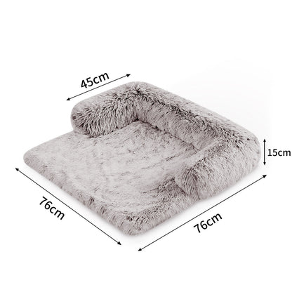 Pet Sofa Bed Dog Calming Sofa Cover Protector Cushion Plush Mat S-Pet Beds-PEROZ Accessories