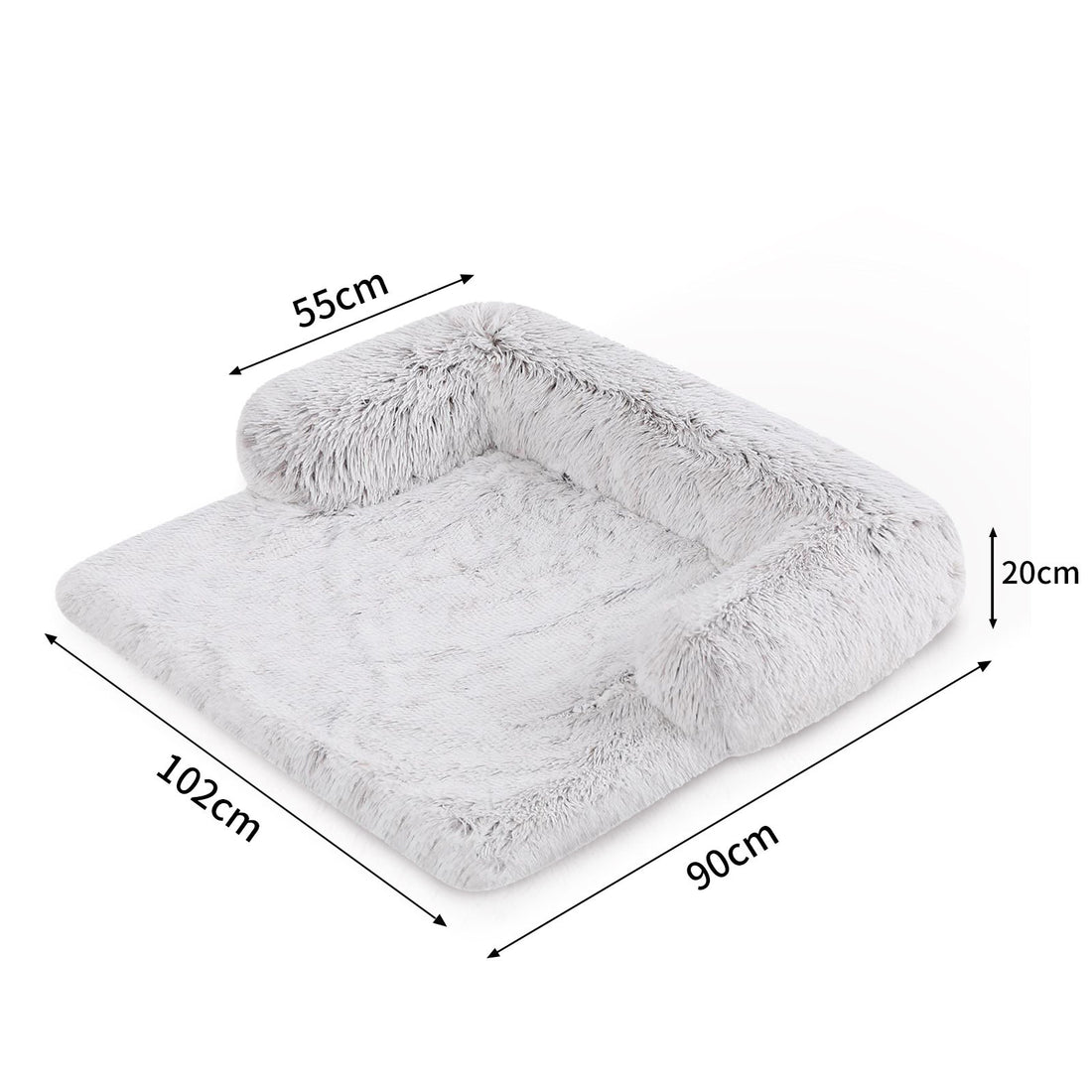Kids Pet Sofa Bed Dog Cat Calming Waterproof Sofa Cover Protector Slipcovers L-Pet Beds-PEROZ Accessories