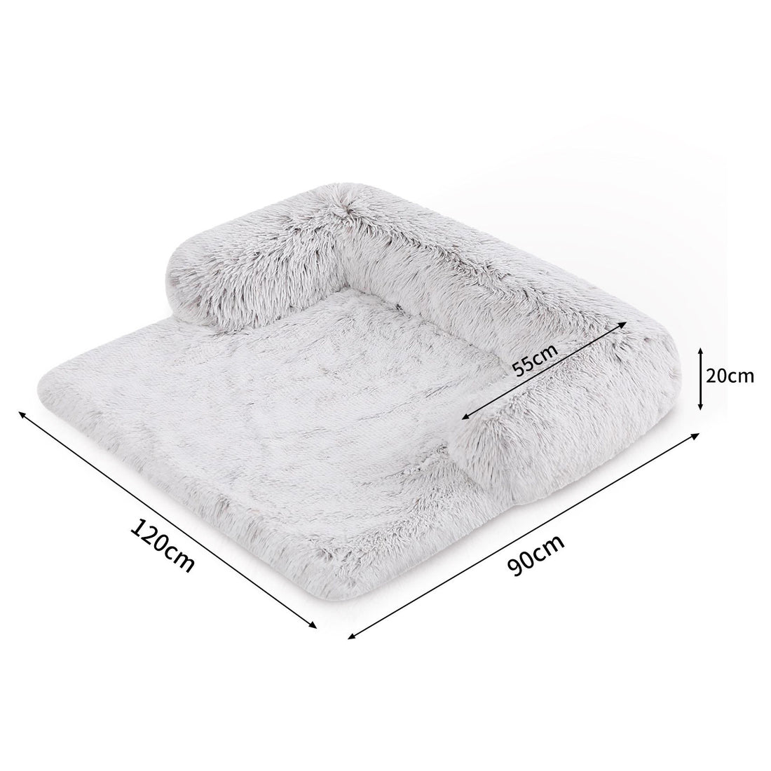 Kids Pet Sofa Bed Dog Cat Calming Waterproof Sofa Cover Protector Slipcovers XL-Pet Beds-PEROZ Accessories