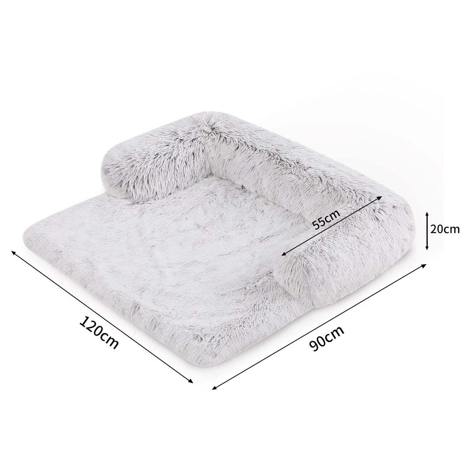 Kids Pet Sofa Bed Dog Cat Calming Waterproof Sofa Cover Protector Slipcovers XL-Pet Beds-PEROZ Accessories