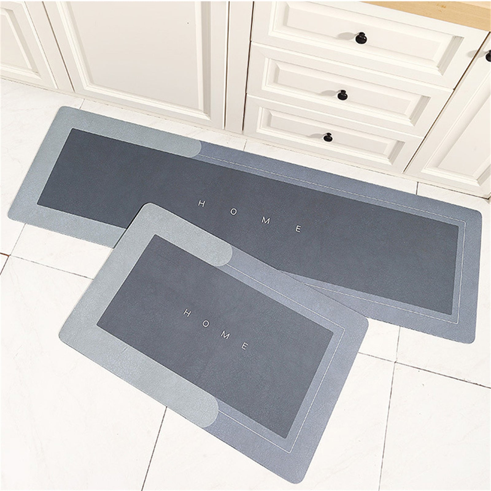 Lofiso Soft Quick-Drying Floor Mat Super Absorbency Bathroom Balcony Non-slip Carpet L-Home &amp; Garden &gt; Bathroom Accessories-PEROZ Accessories