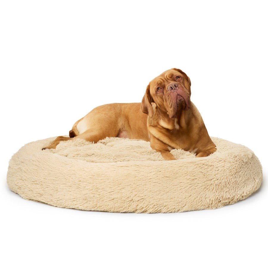 Fur King &quot;Nap Time&quot; Calming Dog Bed - XXL -Brindle-Pet Beds-PEROZ Accessories