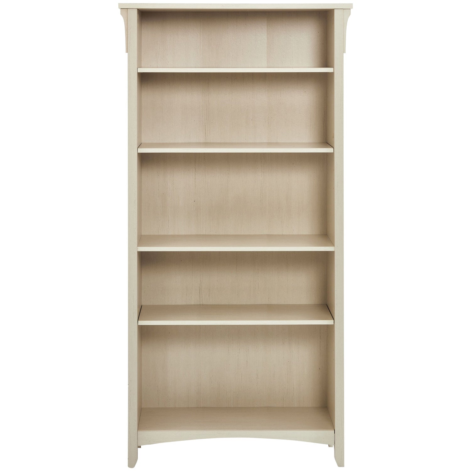 Salinas 5 Shelf Bookcase White-Bookcases &amp; Shelves-PEROZ Accessories