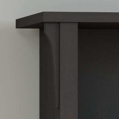 Salinas 5 Shelf Bookcase Black-Bookcases &amp; Shelves-PEROZ Accessories