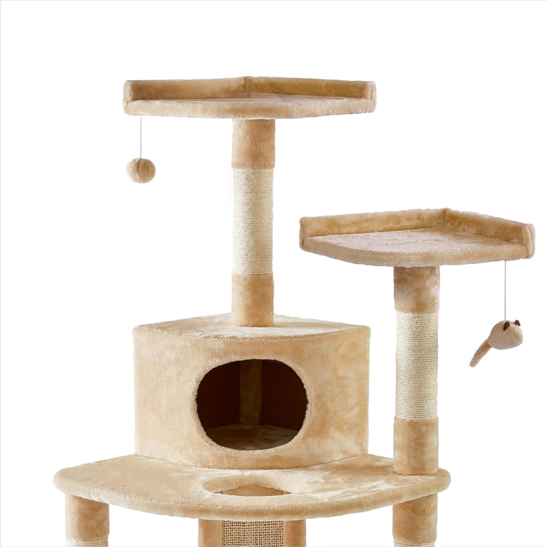 Petwiz 132cm Mimi Cat Scratching Post Condo Tree-Pet Care &gt; Cat Supplies-PEROZ Accessories