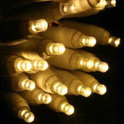 1 Set of 20 LED Plain Warm White Bulb Battery Powered String Lights Christmas Gift Home Wedding Party Bedroom Decoration Table Centrepiece-Occasions &gt; Lights-PEROZ Accessories