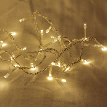 1 Set of 20 LED Plain Warm White Bulb Battery Powered String Lights Christmas Gift Home Wedding Party Bedroom Decoration Table Centrepiece-Occasions &gt; Lights-PEROZ Accessories