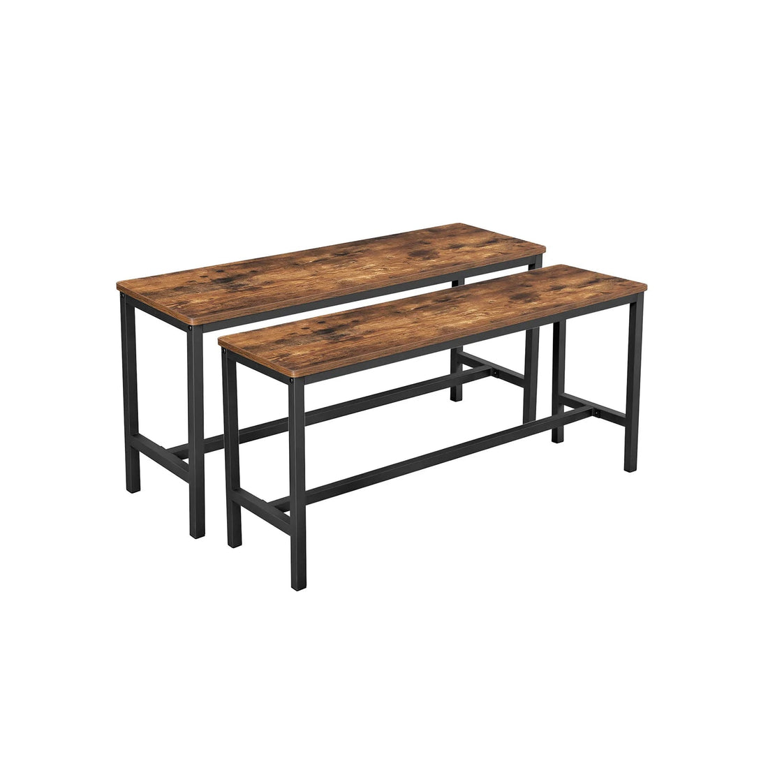 VASAGLE Set of 2 Dining Benches-Furniture &gt; Dining-PEROZ Accessories