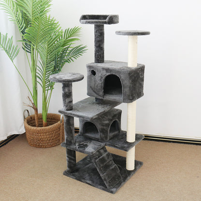 CATIO Chipboard Flannel Cat Scratching Tree - Abstract Deluxe 50x50x127cm-Pet Care &gt; Toys-PEROZ Accessories