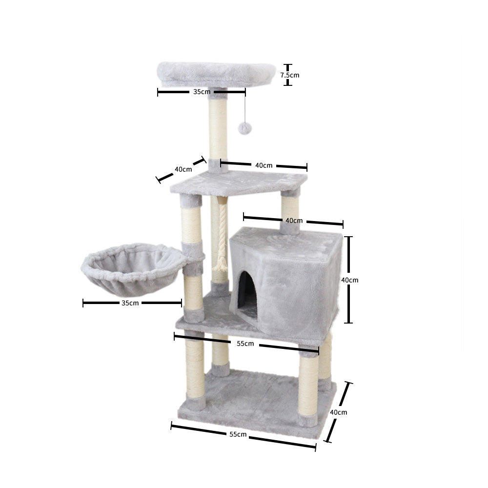 CATIO Cat Scratching Tree Supreme Condo 136cm-Pet Care &gt; Toys-PEROZ Accessories