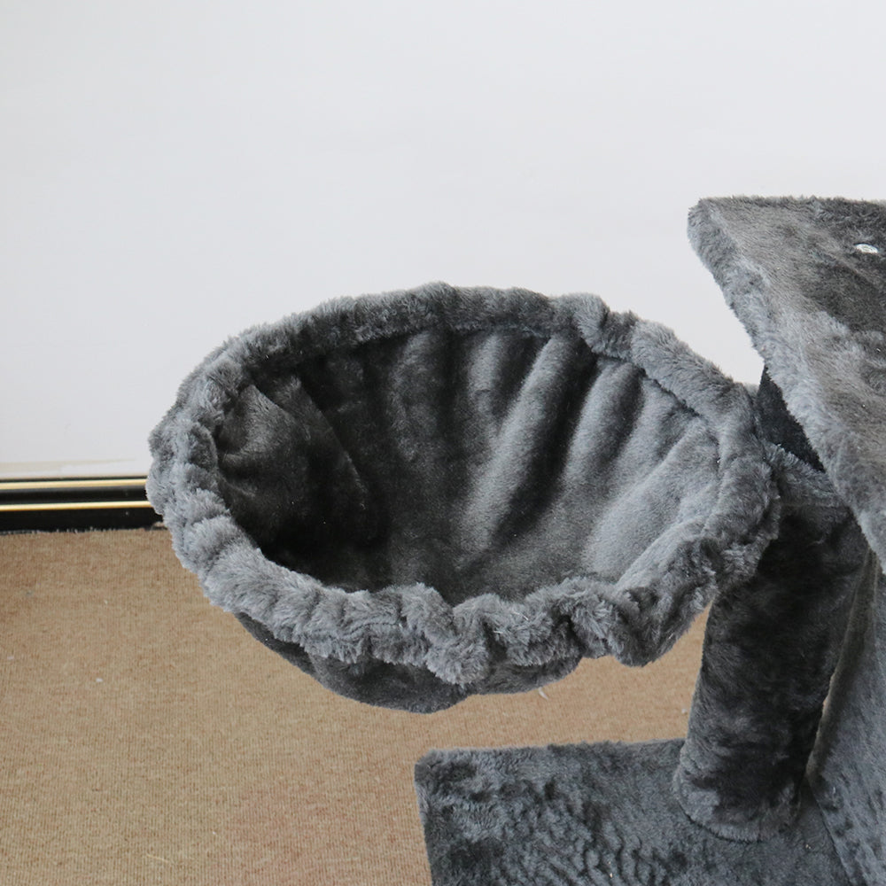 CATIO Chipboard Flannel Cat Scratching Tree - Abode 112cm-Pet Care &gt; Toys-PEROZ Accessories