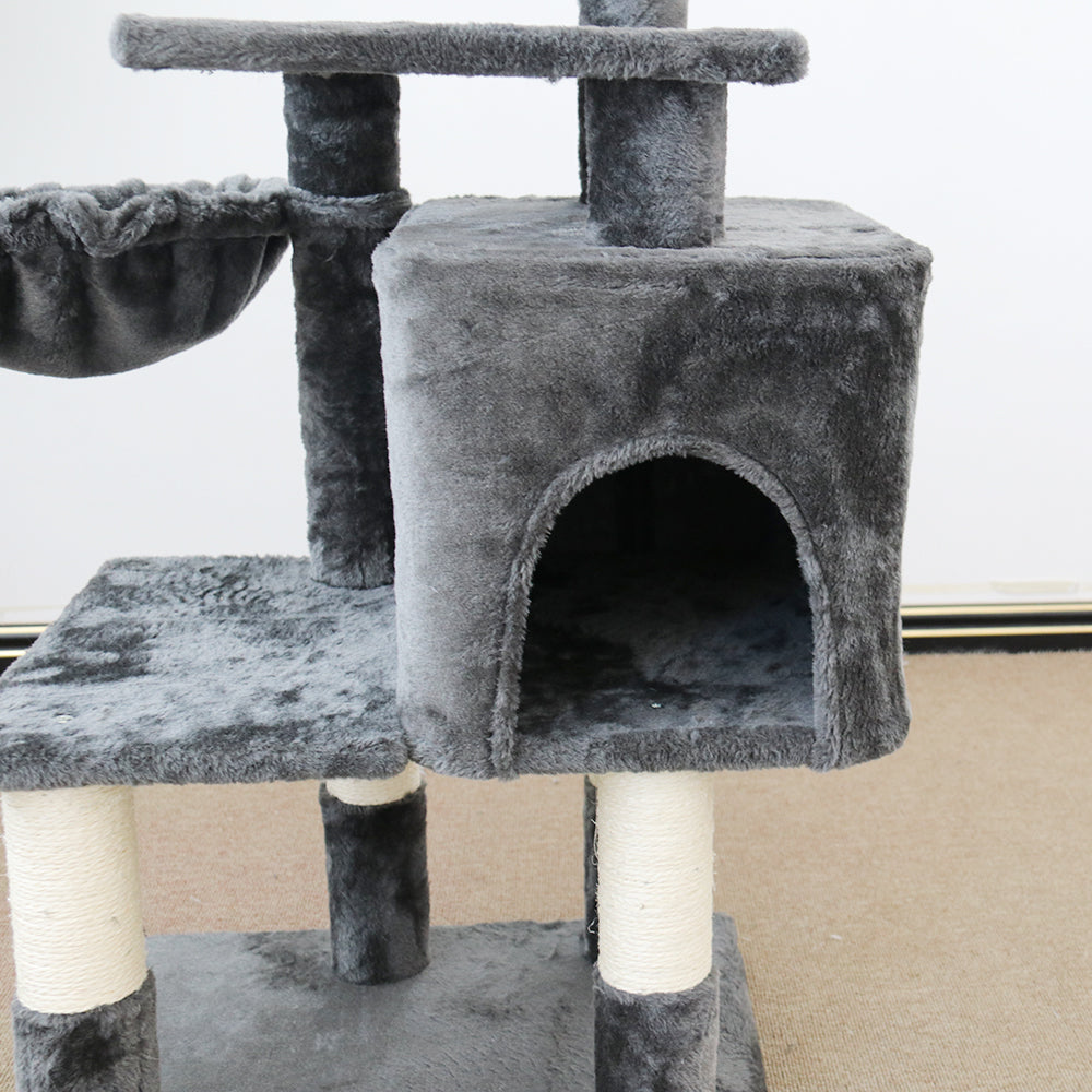 CATIO Chipboard Flannel Cat Scratching Tree - Abode 112cm-Pet Care &gt; Toys-PEROZ Accessories