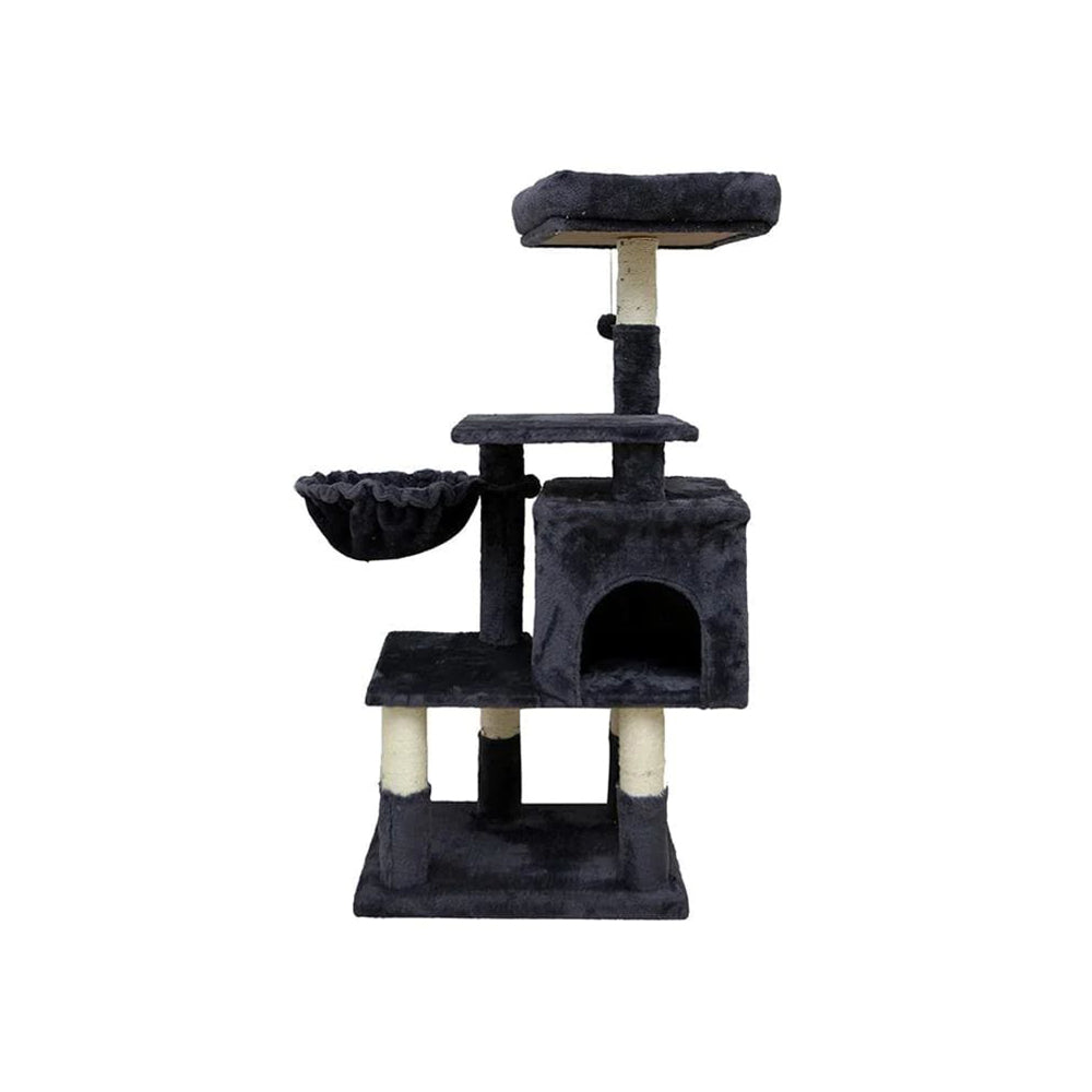 CATIO Chipboard Flannel Cat Scratching Tree - Abode 112cm-Pet Care &gt; Toys-PEROZ Accessories