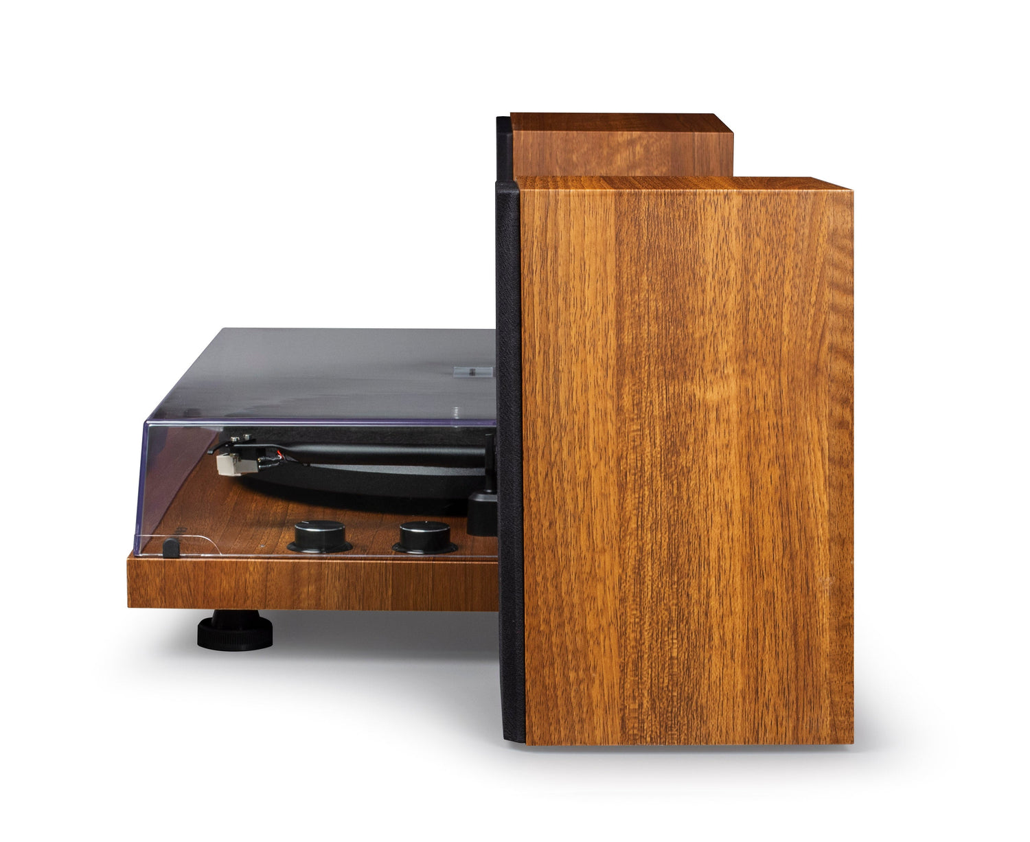 Crosley C62 Shelf System - Walnut-Audio &amp; Video &gt; Musical Instrument &amp; Accessories-PEROZ Accessories