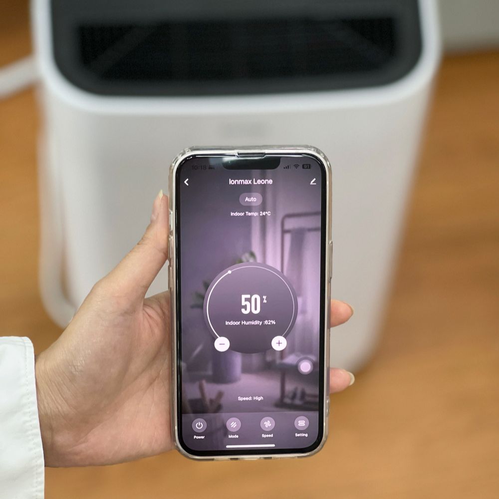 Ionmax Leone 25L/day Compressor Dehumidifier with Mobile App-Appliances &gt; Aroma Diffusers &amp; Humidifiers-PEROZ Accessories