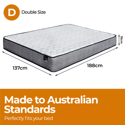 ValueSleeper 3-Zone Orthopaedic Pocket Spring Double Mattress-Furniture &gt; Mattresses-PEROZ Accessories