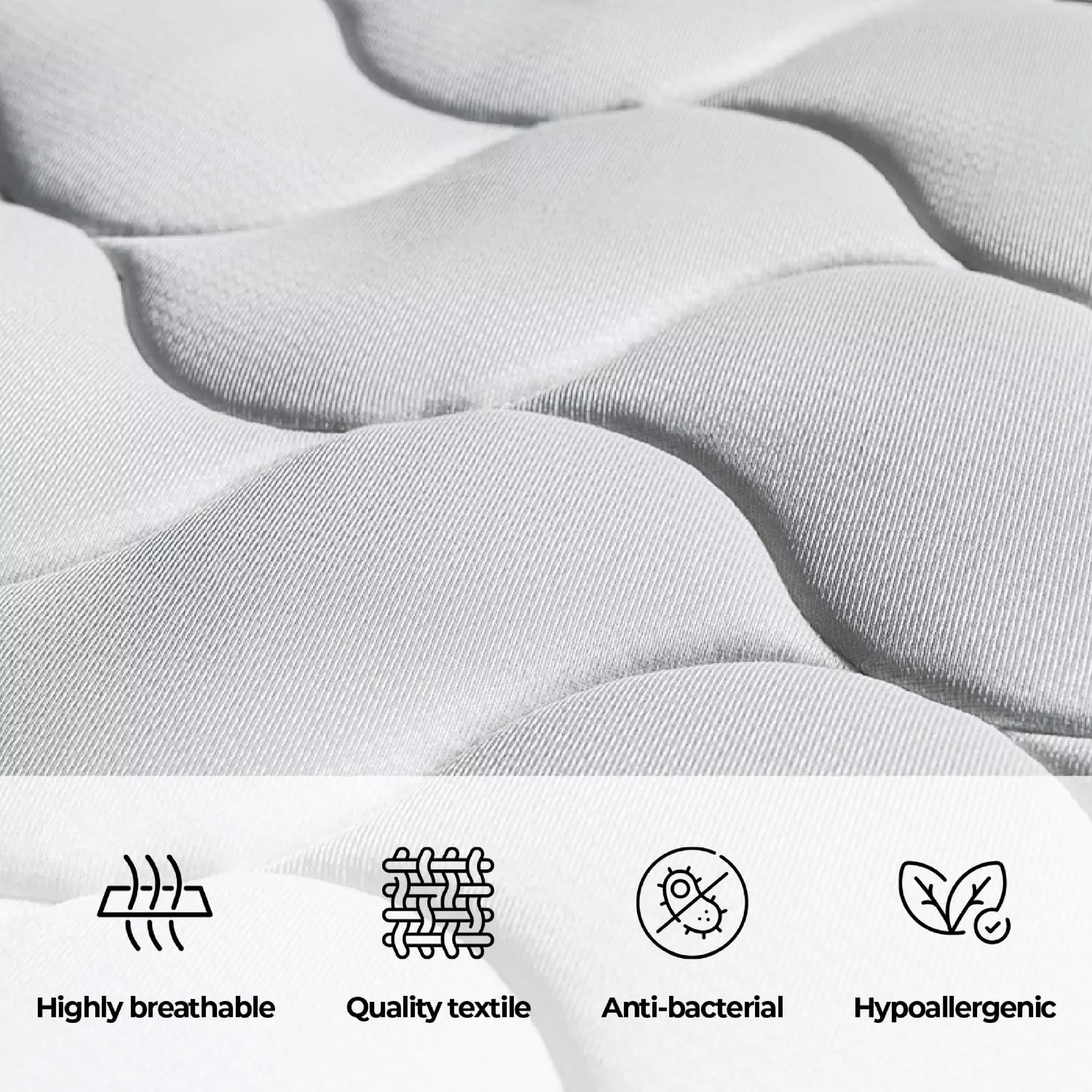 ValueSleeper 3-Zone Orthopaedic Pocket Spring King Single Mattress-Furniture &gt; Mattresses-PEROZ Accessories