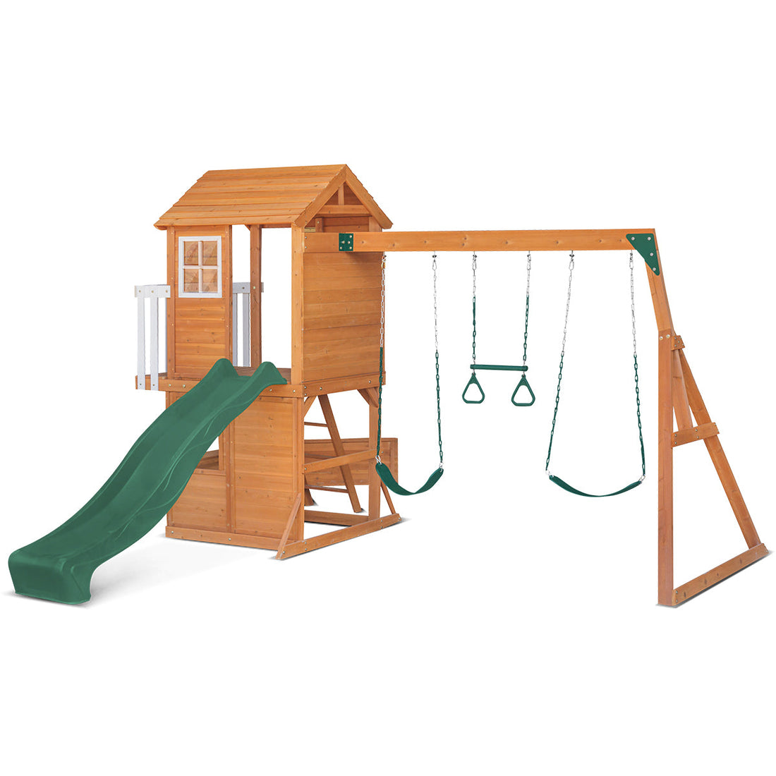 Lifespan Kids Springlake Play Centre With 2.2m Green Slide-Baby &amp; Kids &gt; Toys-PEROZ Accessories