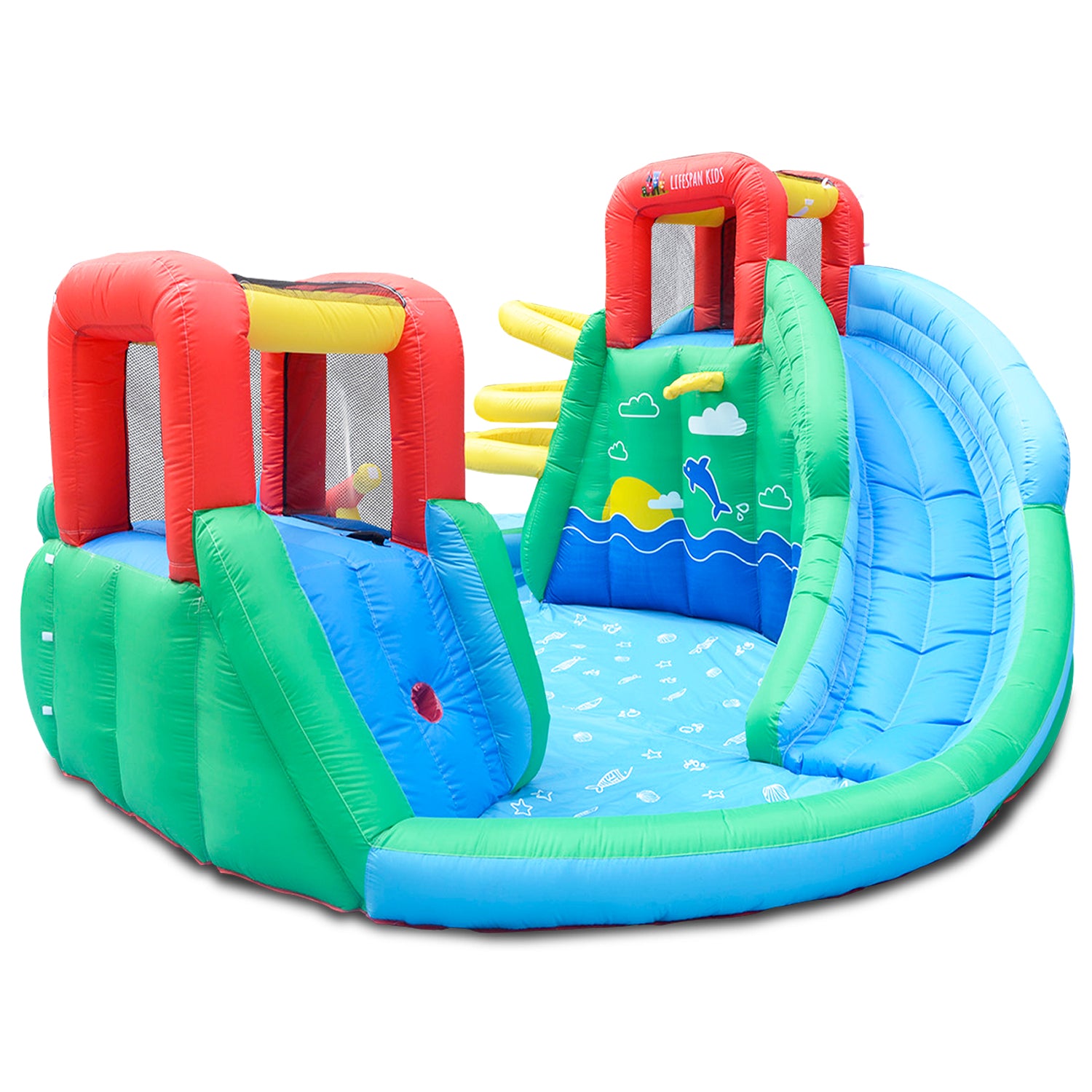Lifespan Kids Atlantis Slide &amp; Splash-Water Play Toys-PEROZ Accessories