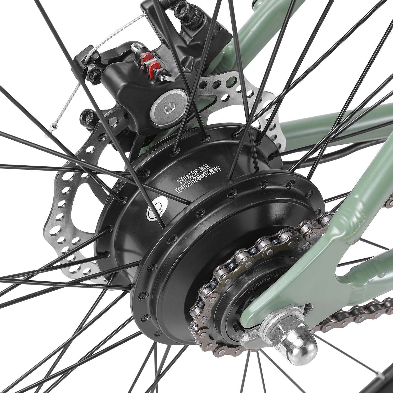 Progear Bikes E-Mode Urban E-Bike 700c*56cm in Olive-Sports &amp; Fitness &gt; Bikes &amp; Accessories-PEROZ Accessories