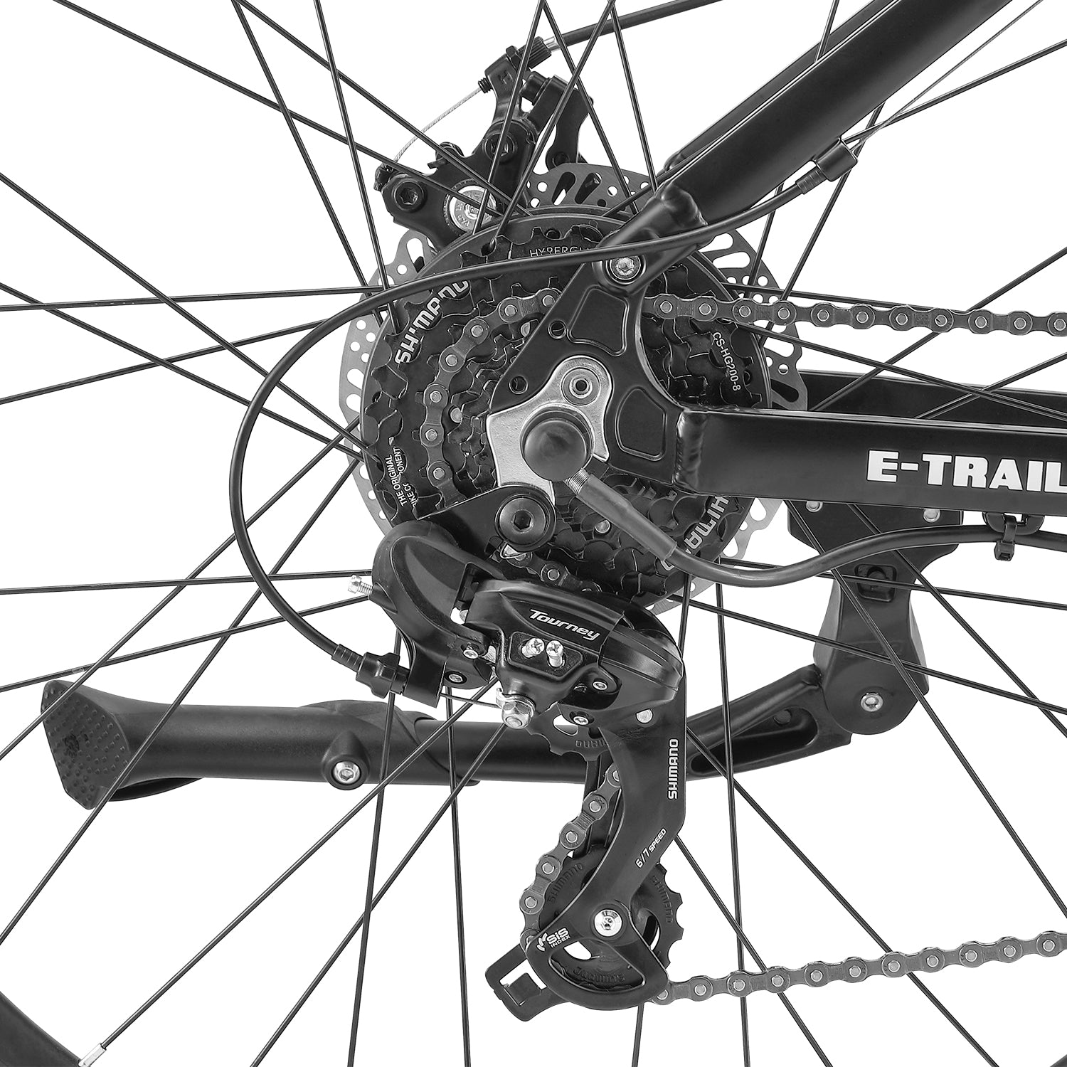Progear Bikes E-Trail Dual Suspension E-Bike 27.5*18&quot; in Sandstorm-Sports &amp; Fitness &gt; Bikes &amp; Accessories-PEROZ Accessories