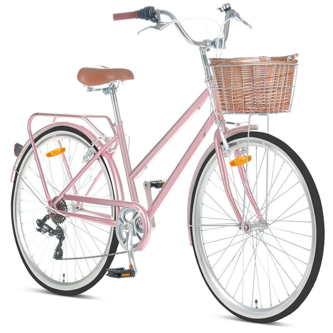 Progear Bikes Pomona Retro/Vintage Ladies Bike 700c*17&quot; in Rose Gold-Sports &amp; Fitness &gt; Bikes &amp; Accessories-PEROZ Accessories
