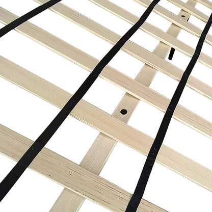 Queen Size Bedframe Velvet Upholstery Deep Blue Colour Tufted Headboard Deep Quilting-Furniture &gt; Bedroom-PEROZ Accessories