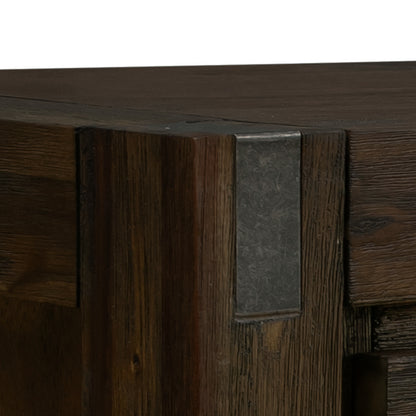Coffee Table Solid Acacia Wood &amp; Veneer 1 Drawers Storage Chocolate Colour-Furniture &gt; Living Room-PEROZ Accessories