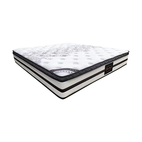 Queen Mattress Euro Top Memory Foam Non-woven Pocket Spring-Furniture &gt; Mattresses-PEROZ Accessories