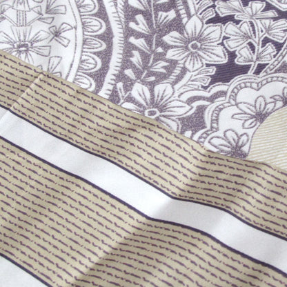 250TC Cotton Reversible Quilt Cover Set Elizabeth Queen-Home &amp; Garden &gt; Bedding-PEROZ Accessories