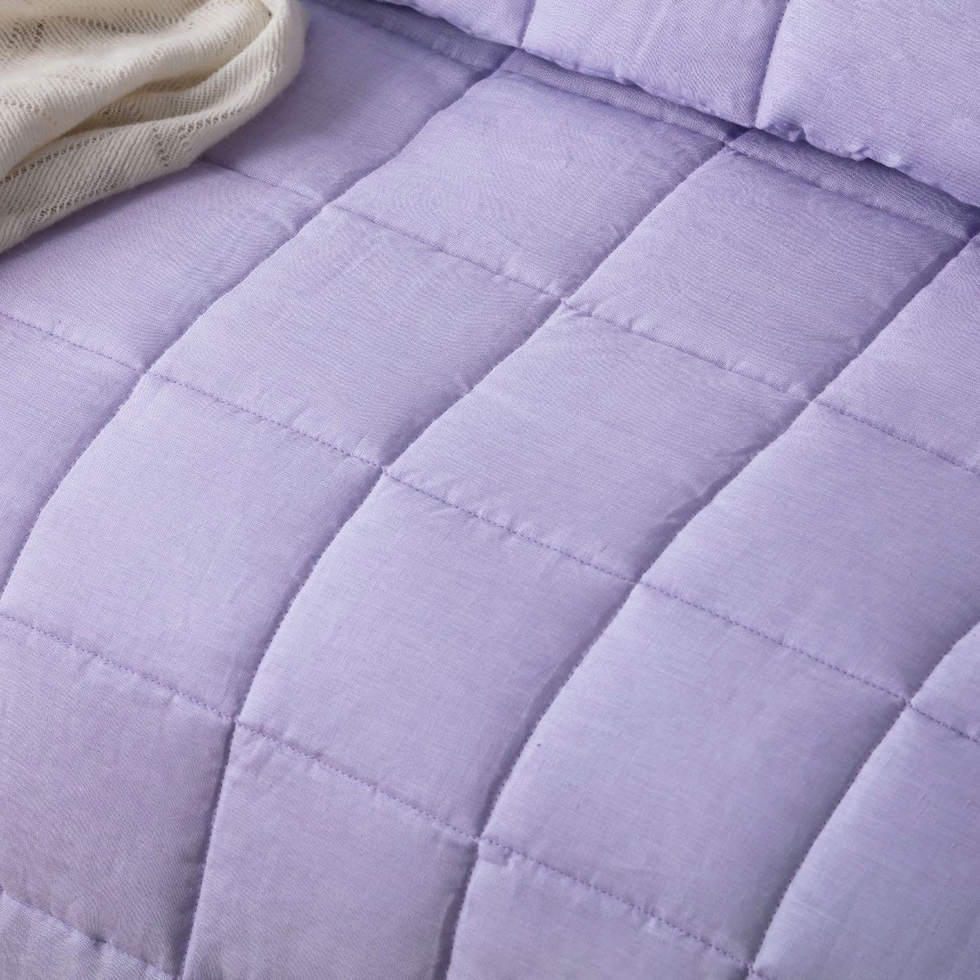 Vintage Design Homewares Lilac French Linen Coverlet Set King-Home &amp; Garden &gt; Bedding-PEROZ Accessories
