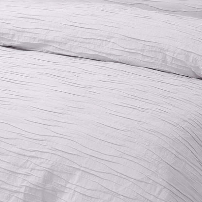 Vintage Design Homewares Malvern White Cotton Quilt Cover Set Single-Home &amp; Garden &gt; Bedding-PEROZ Accessories