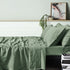 Vintage Design Homewares 100% Linen Sage Sheet Set SUPER KING-Home & Garden > Bedding-PEROZ Accessories