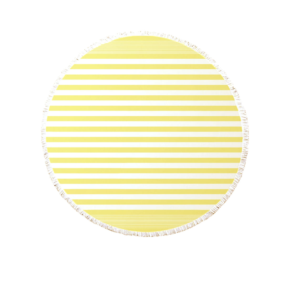 J.Elliot Home Round Cotton Turkish Towel Lemon Sorbet J.Elliot Home-Home &amp; Garden &gt; Bathroom Accessories-PEROZ Accessories