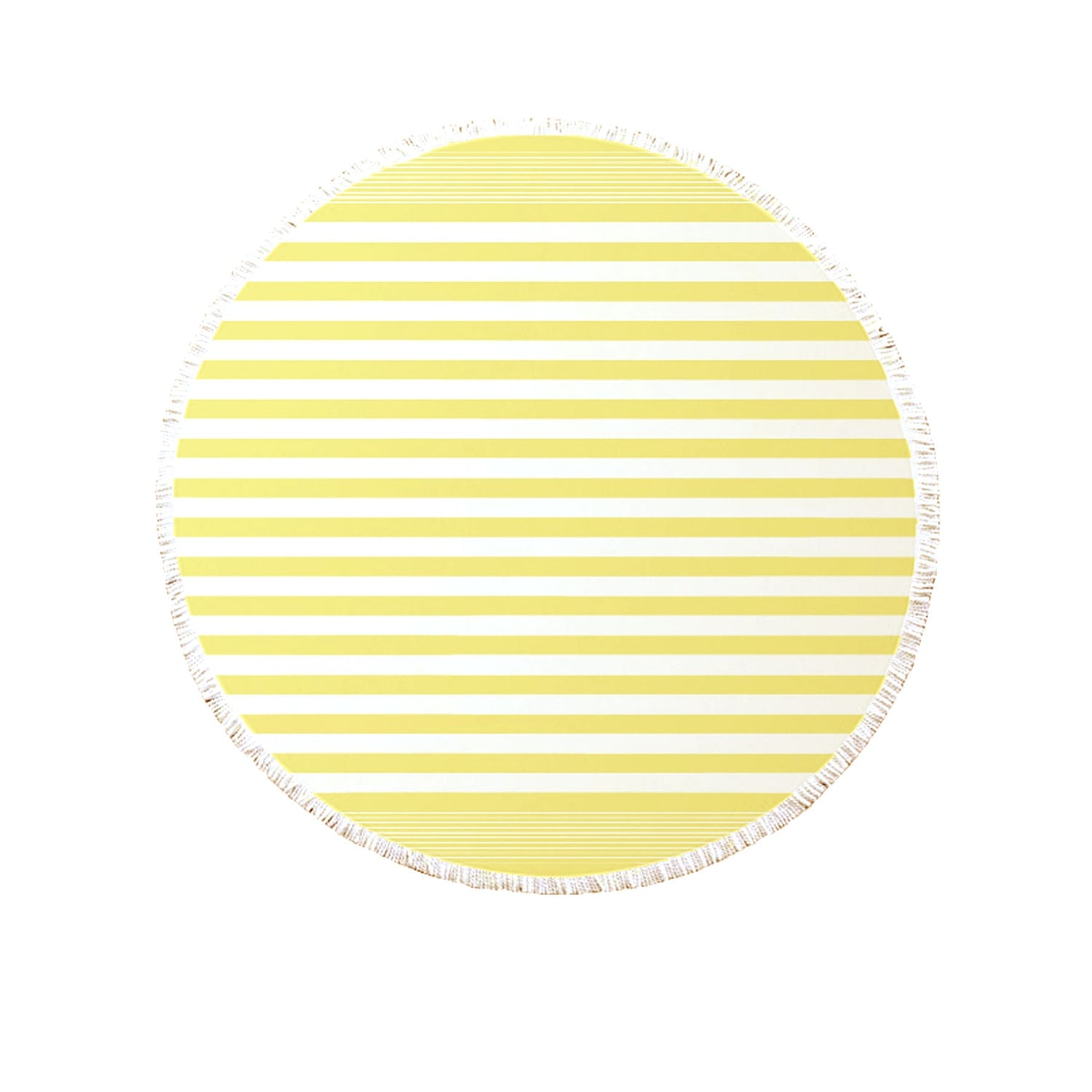 J.Elliot Home Round Cotton Turkish Towel Lemon Sorbet J.Elliot Home-Home &amp; Garden &gt; Bathroom Accessories-PEROZ Accessories