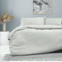 Ardor London Silver Embossed Quilt Cover Set King-Home & Garden > Bedding-PEROZ Accessories