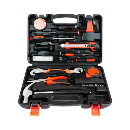 25Pcs Household Hand Tools Set Kit Box with Hard Storage Case Home Supplies-Home &amp; Garden &gt; Garden Tools-PEROZ Accessories