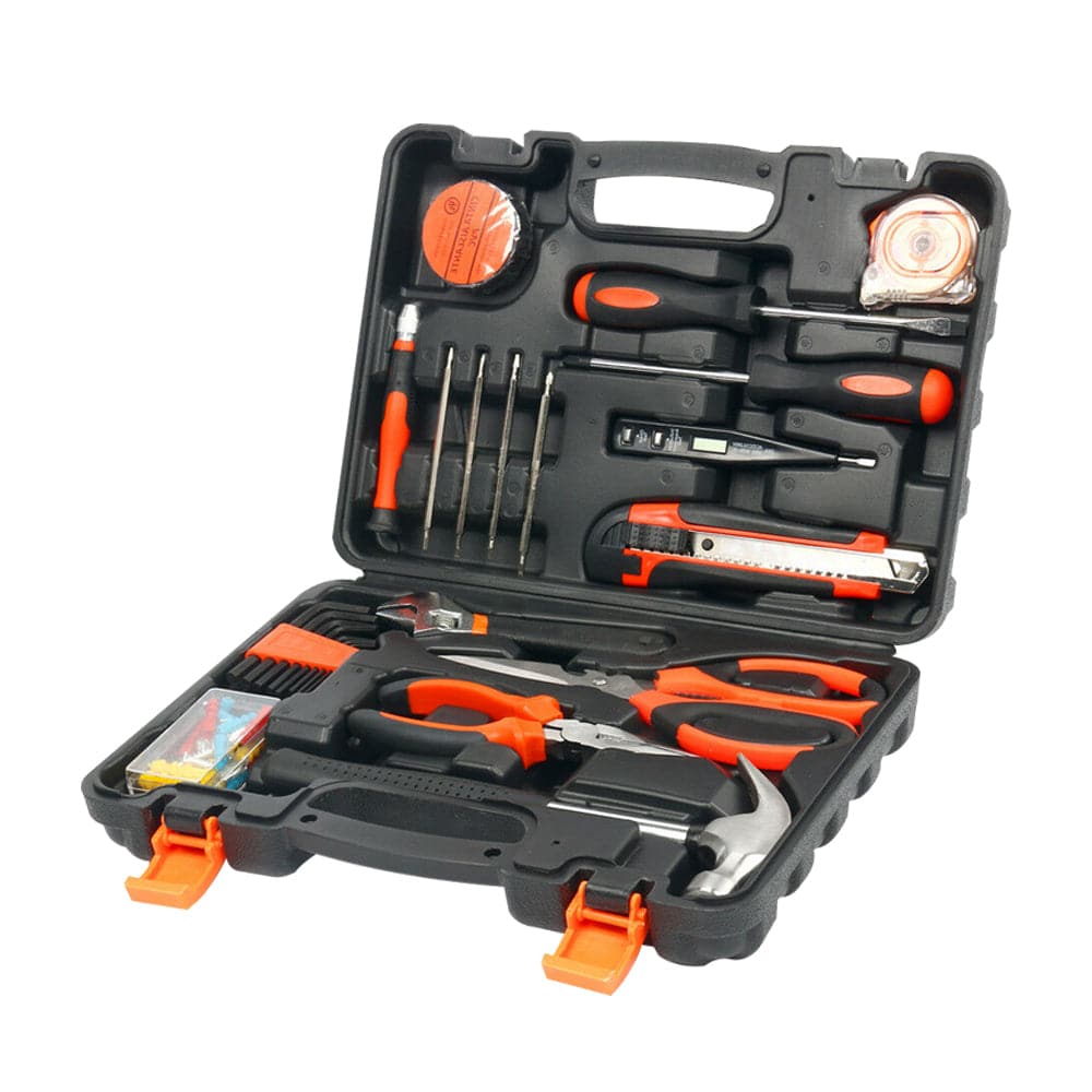 45 Pcs Household Hand Tools Set Hand Tool Kit for Home Office Car Repair Tools-Home &amp; Garden &gt; Garden Tools-PEROZ Accessories