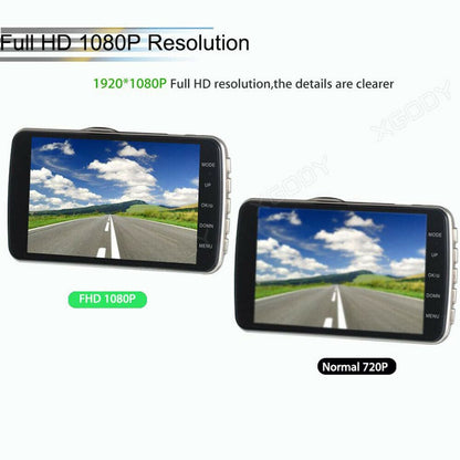 1080P Car Dash Camera Dual Front and Rear Video DVR Recorder Night Vision Kit-Auto Accessories-PEROZ Accessories