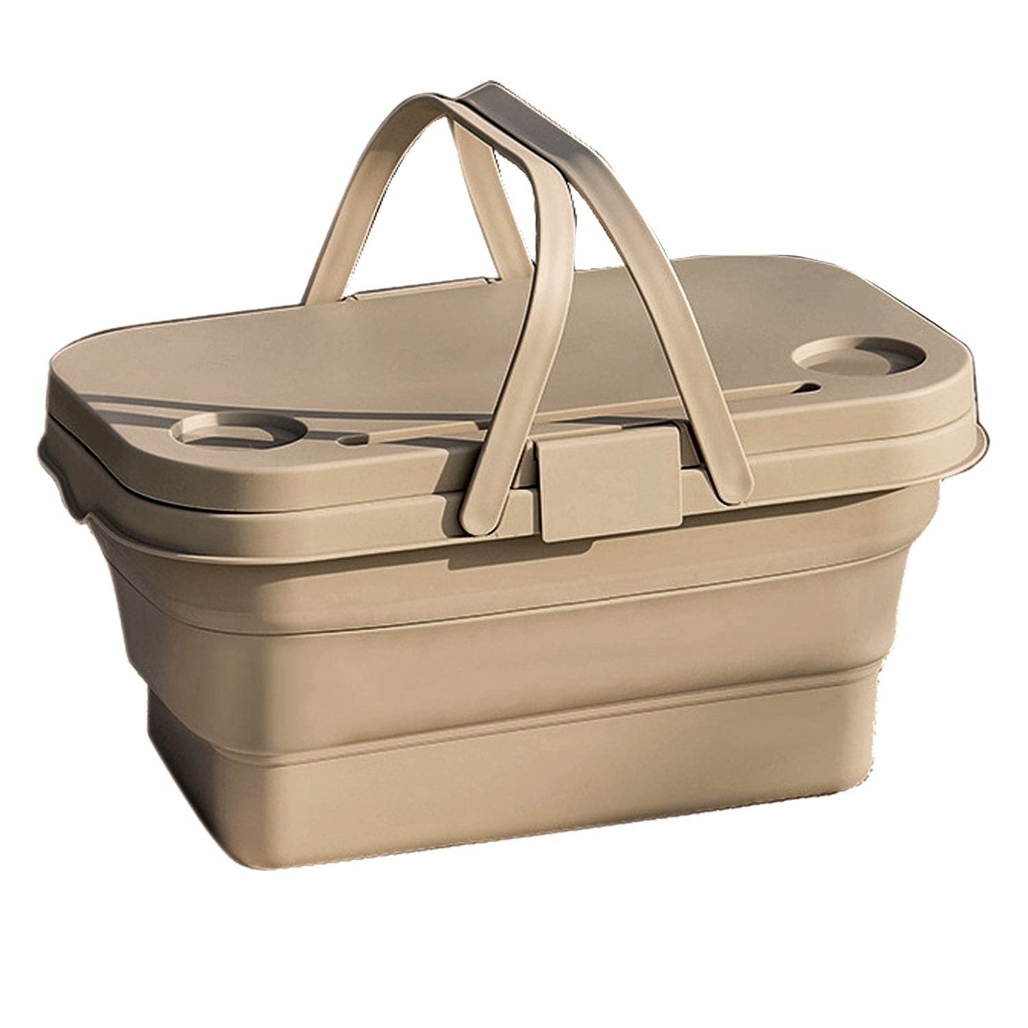 3 In 1 Folding Camping Storage Box Outdoor Food Fruit Container Picnic Table Basket-Outdoor &gt; Picnic-PEROZ Accessories