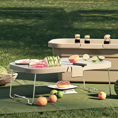 3 In 1 Folding Camping Storage Box Outdoor Food Fruit Container Picnic Table Basket-Outdoor &gt; Picnic-PEROZ Accessories